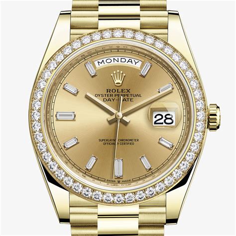 gold rolex day date 40mm|rolex day date 40mm price.